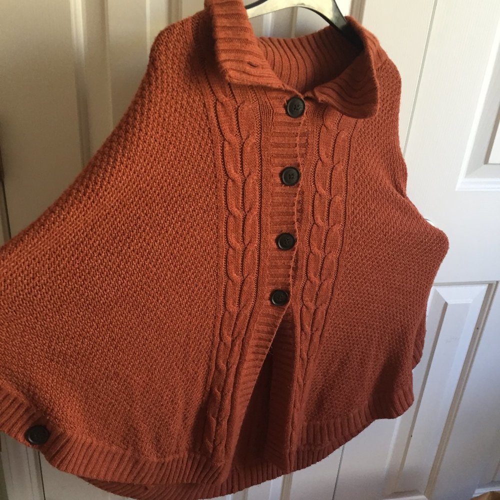 Merona Red Coat Cape